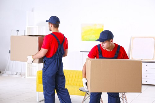 Removal team planning a home move in Finchley