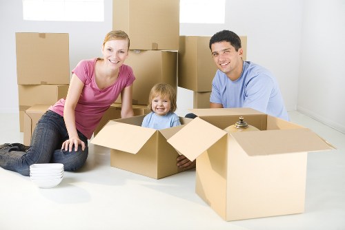 Removal van supporting a home move in Finchley