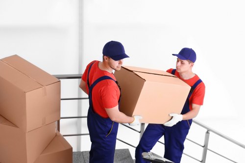 Packed boxes and home moving supplies for Finchley customers