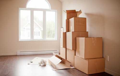 Commercial moving team planning a business relocation in Finchley
