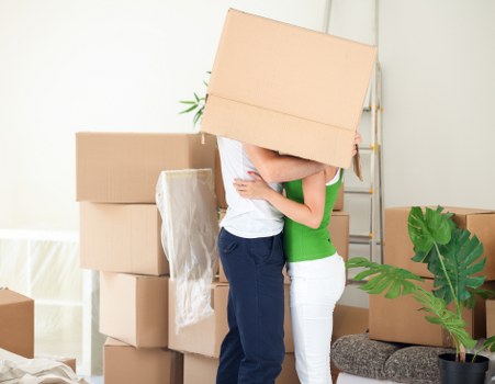 Preparing furniture for pick-up in Finchley inside a property