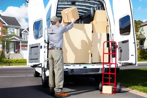 Loading furniture safely into a van for transport in Finchley