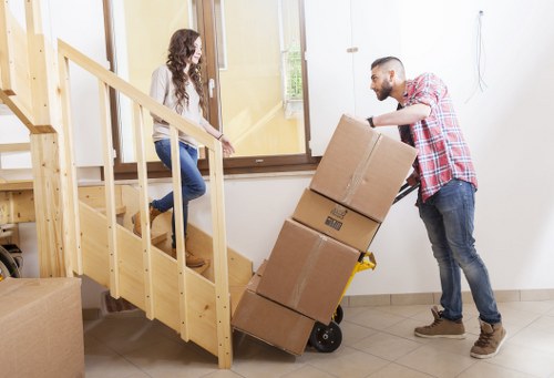 Professional movers planning a secure relocation with trained staff