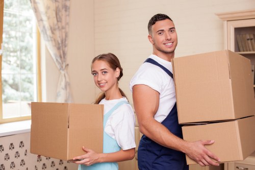 Commercial relocation services in Finchley with office equipment handling