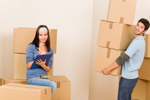 Removal team loading furniture for a Finchley house relocation